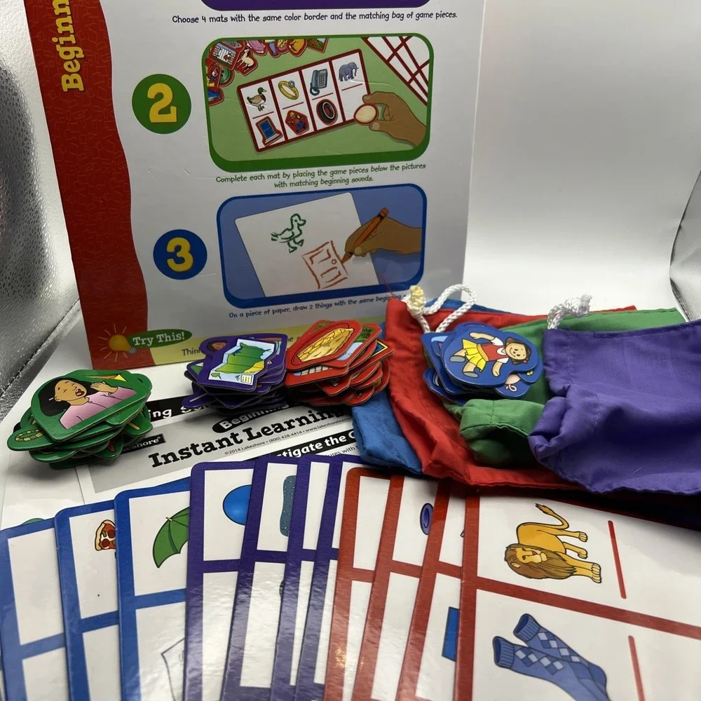 Lakeshore Beginning Sounds Instant Learning Center Reading Complete